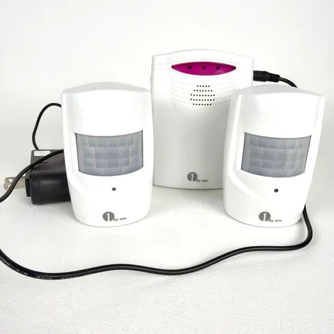 1 By One Wireless Driveway Alert Alarm Kit 2 Motion Sensors