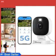 Security Camera 2.5K 4MP IP66 Outdoor Indoor WiFi 2-Way Audio Color Night