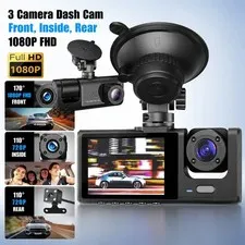 2" 1080P Dash Cam Video Recorder Car DVR Front&Rear View Camera Night Vision