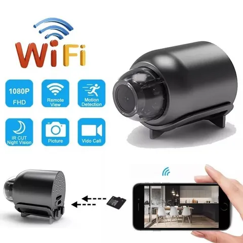 Camara Espia WiFi Inalambrica Para Casa o Baño HD 1080P Con Audio y Microfono