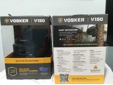 Vosker V150 4G/LTE  Solar Power Cellular Security Camera   100% Wireless