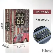 Disguised Book Safe W/ Combo Lock Hidden Storage For Cash Jewelry Travel