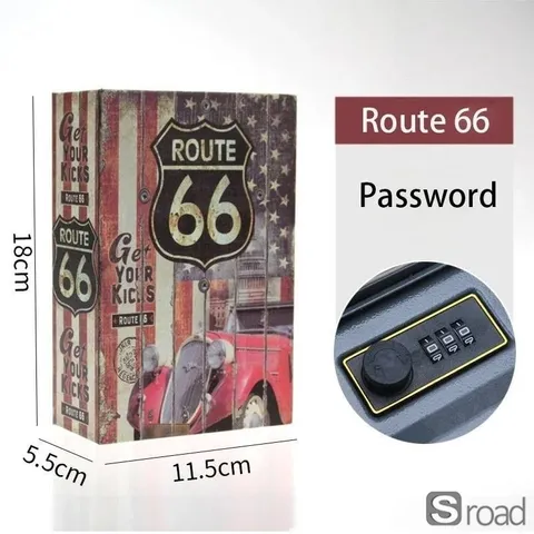 Disguised Book Safe W/ Combo Lock Hidden Storage For Cash Jewelry Travel