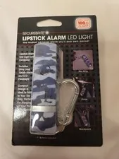 SECUREBRITE Lipstick Alarm w/LED Light & Loud Alarm NEW/NIP