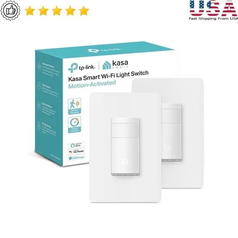 Smart Motion Sensor Light Switch Hands-Free Control Daylight Detection App Setup