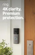 Ring Battery Doorbell 4K Pro (Newest Model), Retinal 4K with Wide-Angle Video, u