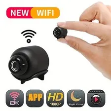 1080P Mini Wireless WiFi Security Camera Night Vision Motion Detection