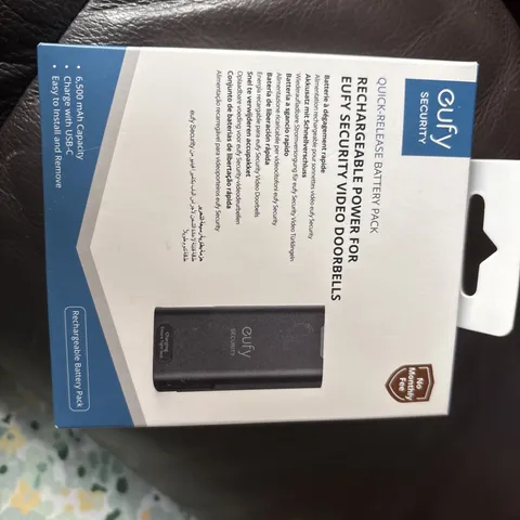 Eufy Rechargeable Battery Pack 6500mAh with USB-C for Video Doorbell