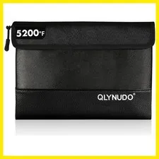 Small Fireproof Money Bag for Cash Storage with Zipper | Document pouch, Fits...
