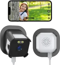 Window Camera 3MP 2K Indoor for Home Security, Color Night Vision - 4Pack | No D