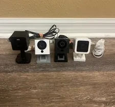 X4 Bundle - Wyze Cam OG - CAM V2 (x2) - CAM V3 Wired Security Camera - Tested