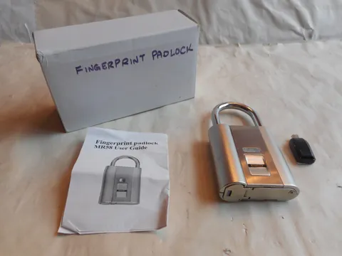 Fingerprint Activated Steel Padlock