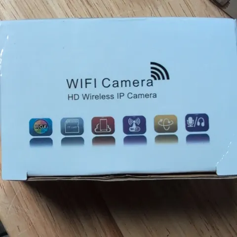 Wi-Fi IP Indoor HD Wireless Surveillance Camera Black 1 Camera Included