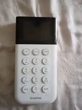 SimpliSafe SSKP3 Keypad White Wireless Touch-to-Wake Home Security GEN 3 - Used
