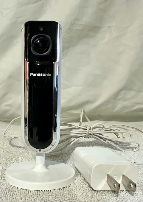 Panasonic KX-HNC800 1080p Indoor Wi-Fi IP Camera, Alexa, MicroSD, B/W