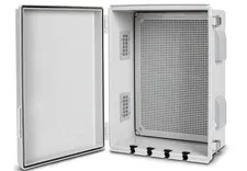 Electrical Junction Box 15.7x11.8x7.1 Waterproof IP65 Grey Ventilated