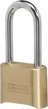 Combination Padlock Outdoor Brass Long Shackle Lock 175DLH | Resettable 4-digit