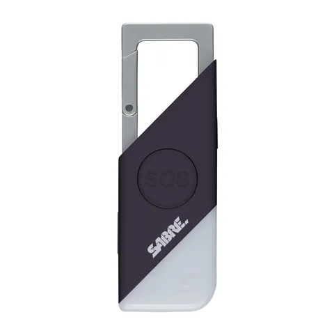 SABRE 2-in-1 Emergency Personal Alarm SOS LED Light Keychain Safety Device