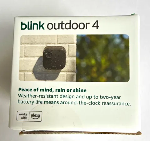 Blink Outdoor 4 Wireless Wi-Fi 1080p Battery Outdoor Camera, Motion/Person, 1
