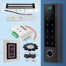 HOMSECUR Weatherproof IP66 APP WIFI Fingerprint PIN Access Control Touch Keypad