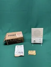 NOS NuTone N483-BX Direct-A-Com Indoor Apartment Speaker w/ Signal Buzzer White