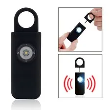 Self Defense Siren, Personal Safety Loud Alarm Keychain, Bright LED Light