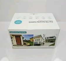 Pan Tilt Solar Powered Security Camera DL201 100% Wire-Free 2 Cameras W/Solar