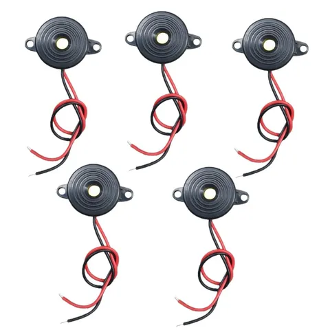 DC 3-24V Active Piezo Buzzer 85 db with Industrial Audio Inside 2-Wire Leads ...