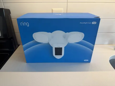 Ring Floodlight Cam Wired Pro with 2K Video, Dual Band WiFi, 3D Motion Detection