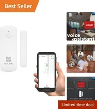 LoRa Smart Door & Window Sensor: 1/4 Mile Range, 5- Battery, Smart Alerts