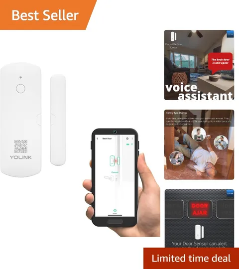 LoRa Smart Door & Window Sensor: 1/4 Mile Range, 5- Battery, Smart Alerts