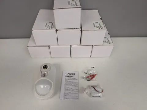 8 DSC PG9934P PowerG PIR Motion Detectors with integrated cameras
