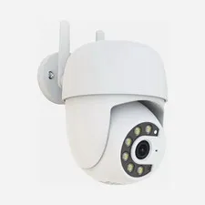 SENTKENG InstaVision 1080P WiFi IP Pan/Tilt Camera Color Night Vision White