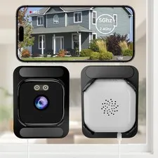 4K Window for Home: 2.4GHz&5GHz WiFi Window with Dual-Light Color Night Visio...