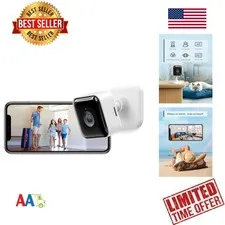 2K Indoor Security Camera 1440p Night Vision Motion Alert 2-Way Audio