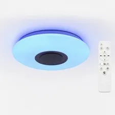 HOREVO Upgrade 15 inch Dimmable LED Music 24W-White, 15 white Bluetooth