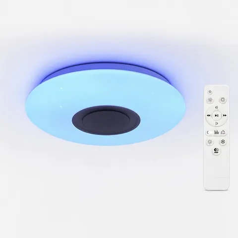 HOREVO Upgrade 15 inch Dimmable LED Music 24W-White, 15 white Bluetooth