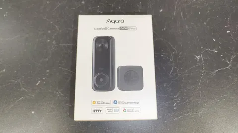 Aqara G400 Doorbell Camera w/Chime 2K HD HomeKit Alexa WiFi 6 Wired Open Box