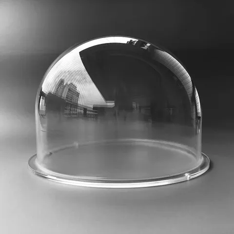 OwlCat 7.67 Inch Diameter 195mm Acrylic Glass Clear Dome Cover Heightened Sur...