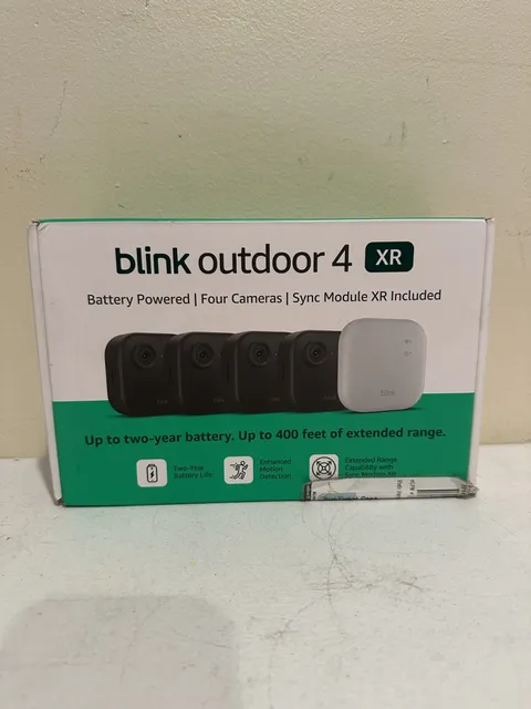 Blink Outdoor 4 XR Four Camera System w/Sync Module XR BRAND NEW Factory Sealed
