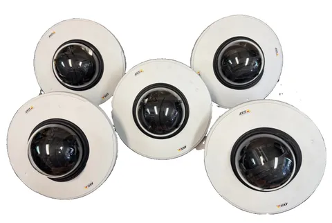 Lot of 5 Axis P3245-LV Network Dome IP Security Cameras PoE 1080p Indoor/Outdoor