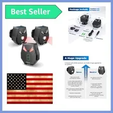 Solar Wireless Driveway Alarm Alert Outside 2000ft Range, Outdoor Motion Sens...