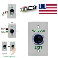 Touchless Activation Button Stainless Steel 12CM Distance for Convenient Use