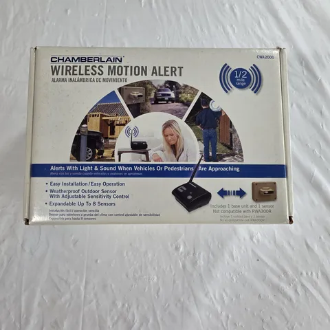 Chamberlain CWA2000 Wireless Motion Alert System Unit 1/2 Mile Range