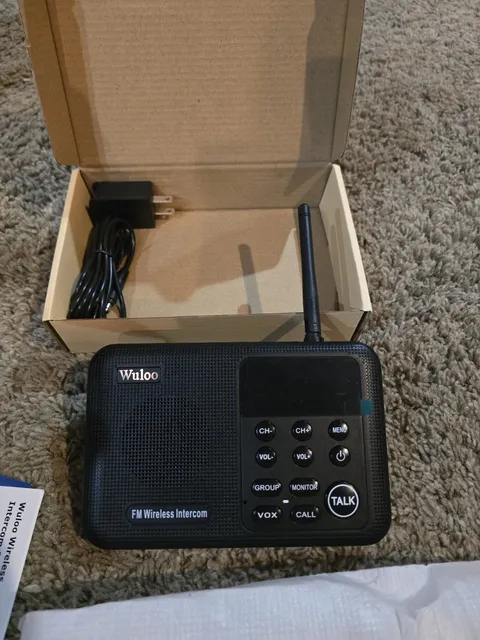 wuloo long range fm wireless intercom system model wl-888 lot of 7