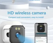 Window Security Camera 3MP Full Color Night Vision WiFi 2.4/5GHz Indoor Mount