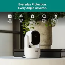 Arlo Essential Indoor Pan Tilt Zoom Security Camera 2K Wired - 1-Cam Retail Box