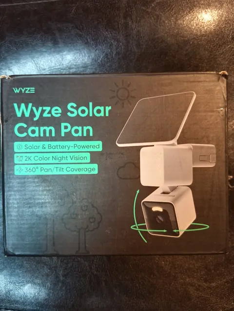 Wyze Solar Cam Pan 2K Color Night Vision 360° Pan/Tilt WiFi Solar/Battery
