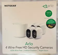 NEW Arlo Pro VMS3430-100NAS Wireless (4) HD camera Surveillance Security System