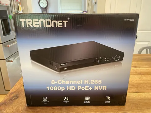 TRENDnet TV-NVR208 8-Channel 1080p HD PoE+ NVR